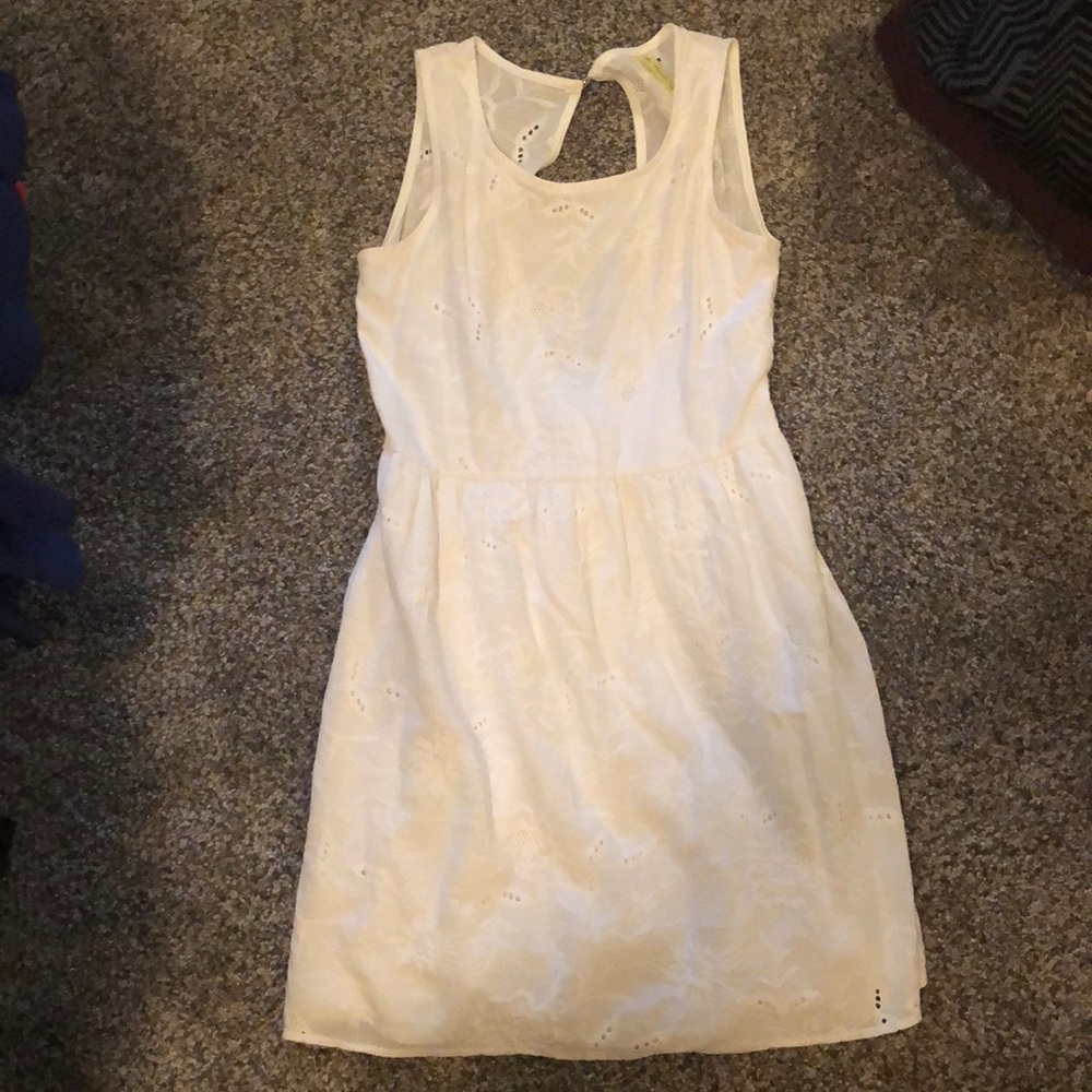 White Eyelet Dress